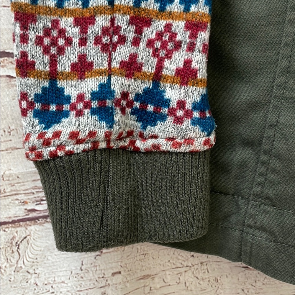 Natural Reflections Olive Utility Jacket With Pat… - image 5